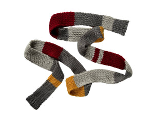 GREY GRYFFINDOR SKINNY SCARF