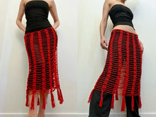 Load image into Gallery viewer, RUBY DRAPE MESH SKIRT
