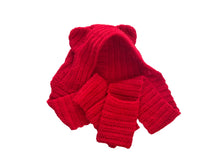 Load image into Gallery viewer, RUBY HOODED SCARF
