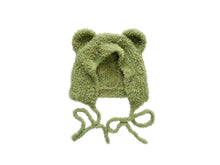 Load image into Gallery viewer, SPARKLY SAGE TEDDY BONNET
