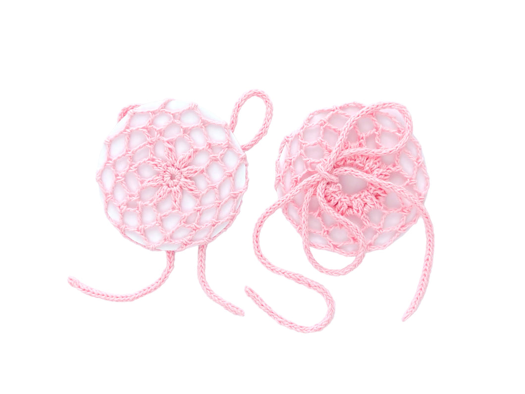 PINK BLOSSOM BUN COVER SET